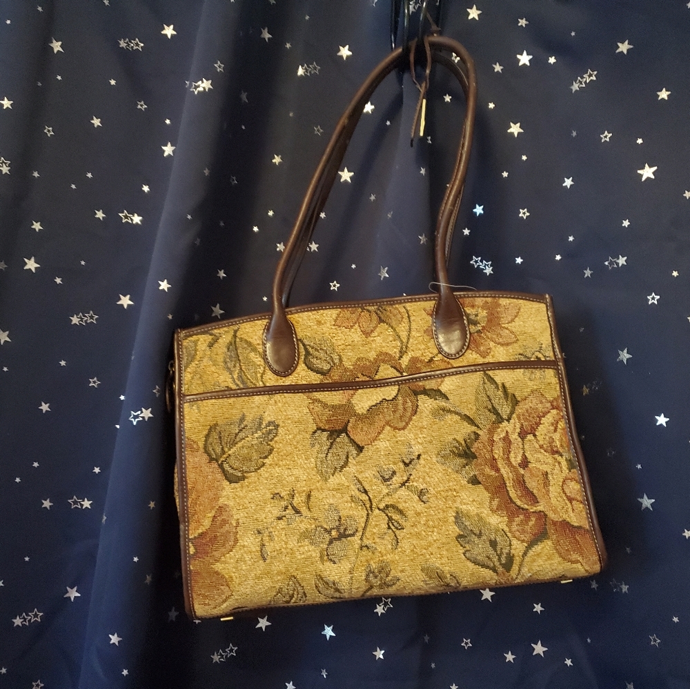 Floral tote bag